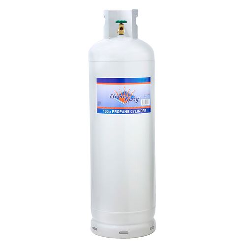 Flame King Propane Gas Cylinder, 100 lbs. (Empty Tank)