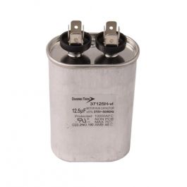 DiversiTech 37125H Run Capacitor 12.5 MFD 370V Oval