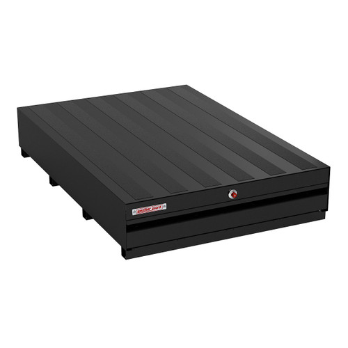 Weather Guard 3713-5-04 Pack Rat Two Drawer Unit - 72 in. x 49 1/2 in. x 13 in., Black