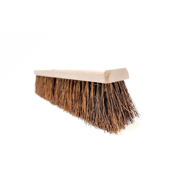 Renown Palmyra Garage Sweep Broom, 18 In., Brown