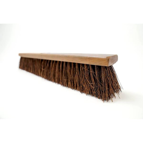 Renown Palmyra Garage Heavy Sweep Push Broom, 24 In., Brown