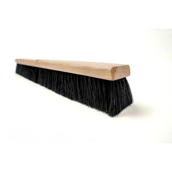 Renown Tampico Floor Sweep Push Broom, 24 In., Black
