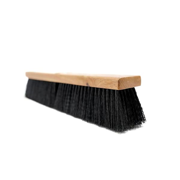 Renown Polypropylene Medium Heavy Sweep Broom, 18 In., Black