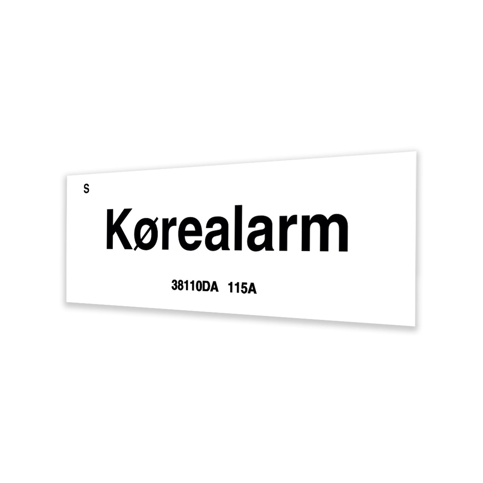 Genie Part # 38110DAGT – Travel Alarm Decal