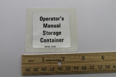 Genie Part # 38122GT – Decal, Label, Om Storage