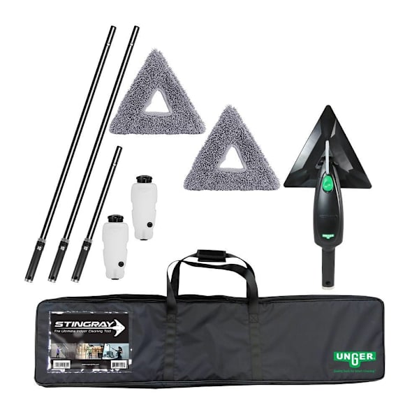 Unger Stingray Refillable Microfiber System Deluxe Kit – 11’