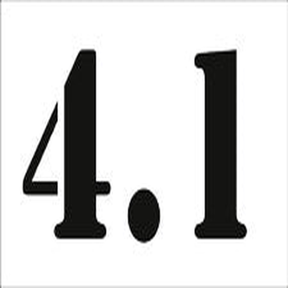 #4.1 Reusable Depth Marker Stencil - 10 Inch x 6 Inch with 4 Inch Lettering