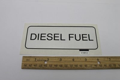 Genie Part # 4-1401-2GT – Decal, Diesel Fuel