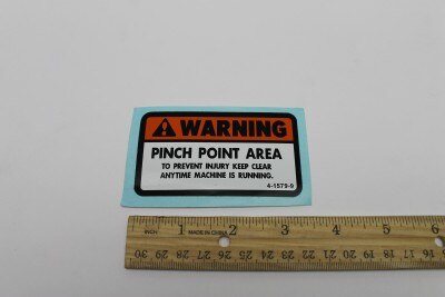 Genie Part # 4-1579-9GT – Decal, Pinch Point