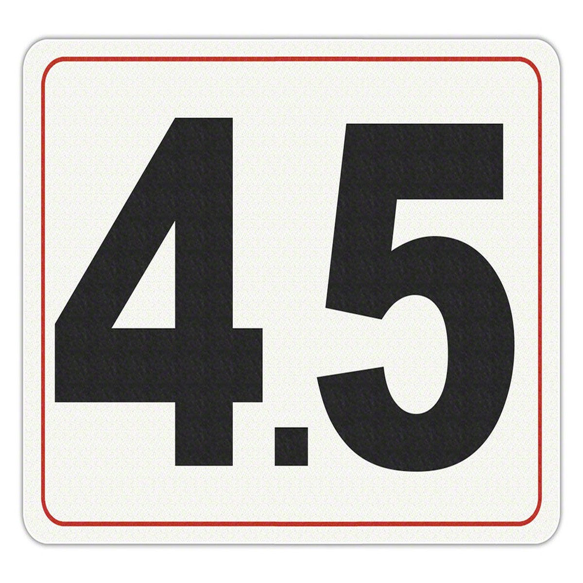 #4.5 - Adhesive Depth Marker - 8 Inch x 6 Inch with 4 Inch Lettering