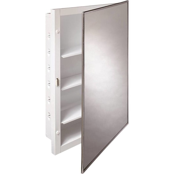 16W X 22"H Recessed Mirror Medicine Cabinet