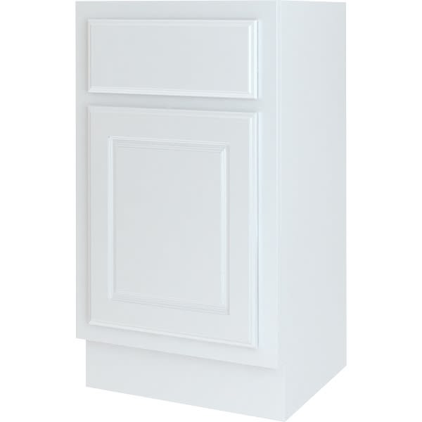 Seasons Bath Vanity Base Cabinet, 18w X 34-1/2h X 16d, White