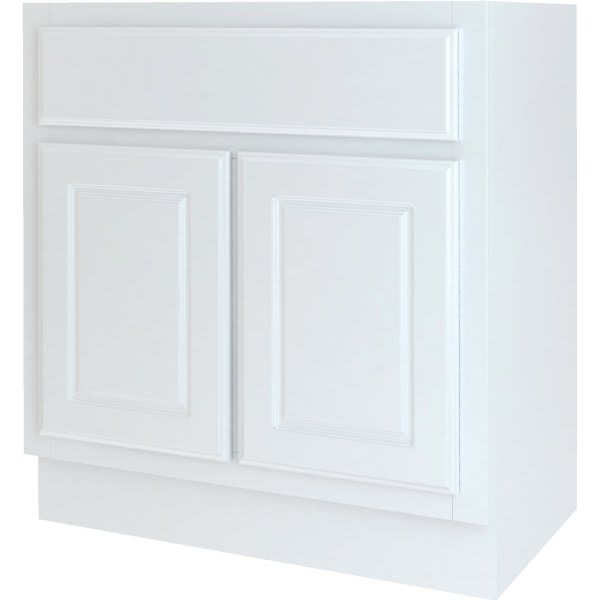 Seasons Bath Vanity Base Cabinet, 30w X 34-1/2h X 18d, White Finish