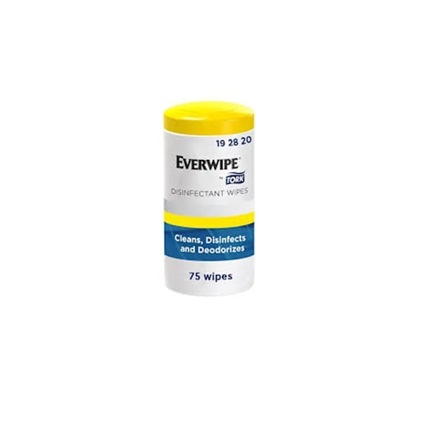EVERWIPE By Tork Disinfectant Wipe Cleans Disinfects And Deodorizes 6x75" Wipes