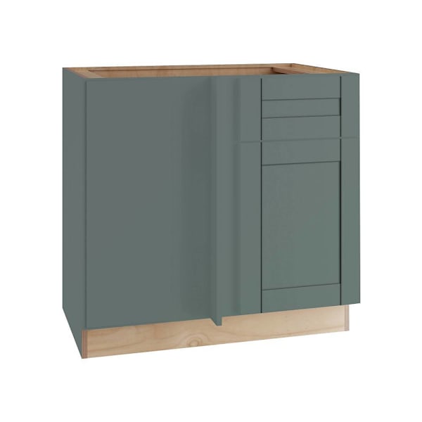 Home Decorators Collection Express Verdant Green Base Blind Left 36"Wx24"Dx42"H