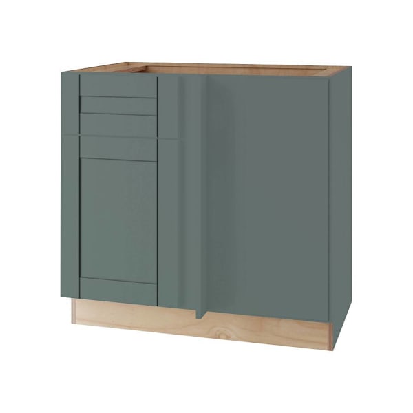 Home Decorators Collection Express Verdant Green Base Blind Right 36"Wx24"Dx42"H
