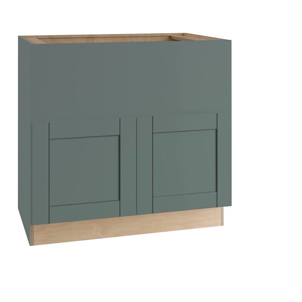 Home Decorators Collection Express Verdant Green Farm Sink Base 36"Wx24"Dx34.5"H