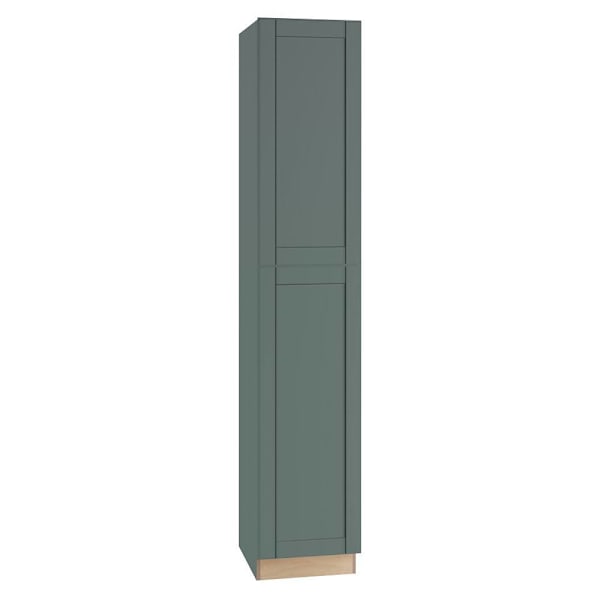 Home Decorators Collection Express Verdant Green Pantry Left 18"W x 24"D x 90"H