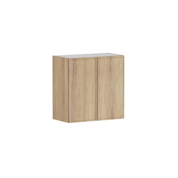 Hampton Bay Designer Series Renly 24" W x 12" D x 24" H Assembled Slim Shaker Wall Bridge Cabinet, Sandstone