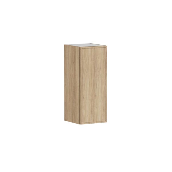 Hampton Bay Designer Series Renly 12" W x 12" D x 30" H Assembled Slim Shaker Wall Cabinet, Sandstone
