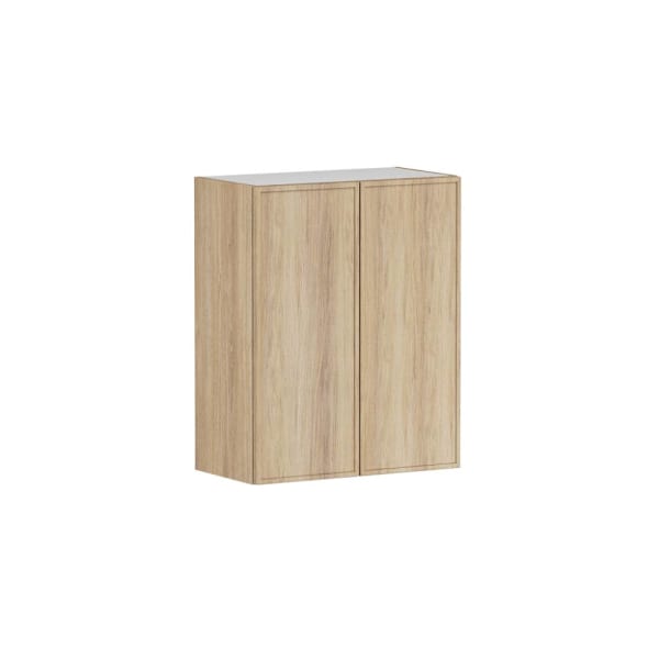 Hampton Bay Designer Series Renly 24" W x 12" D x 30" H Assembled Slim Shaker Wall Cabinet, Sandstone