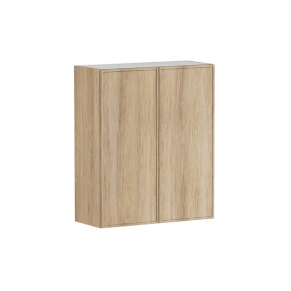 Hampton Bay Designer Series Renly 30" W x 12" D x 36" H Assembled Slim Shaker Wall Cabinet, Sandstone