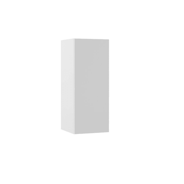 Hampton Bay Designer Series Edgeley 12" W x 12" D x 30" H Assembled Slab Wall Cabinet, White