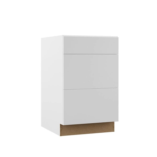Hampton Bay Designer Series Edgeley 21" W x 21" D x 34.5" H Assembled Slab Panel, White