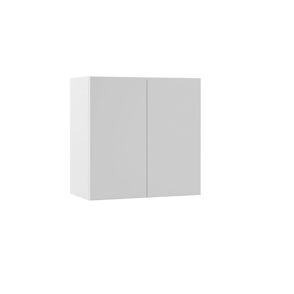 Hampton Bay Designer Series Edgeley 24" W x 12" D x 24" H Assembled Slab Wall Bridge Cabinet, White