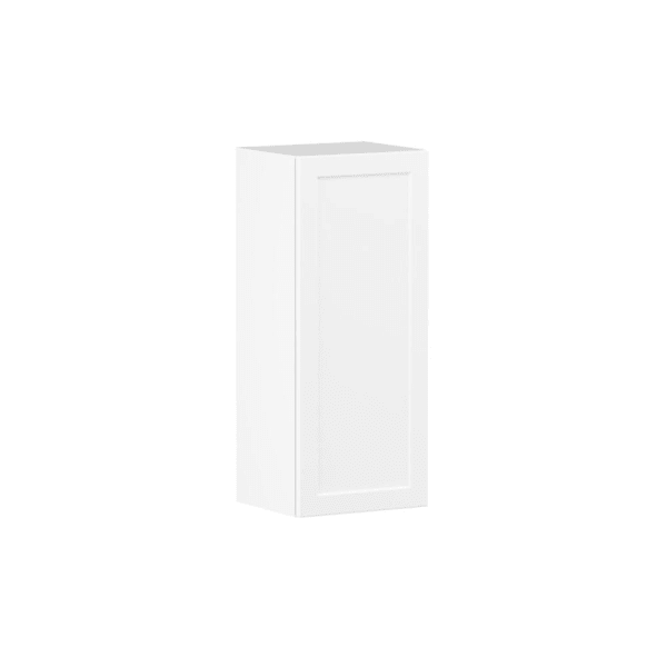 Hampton Bay Designer Series Melvern 15" W x 12" D x 36" H Assembled Shaker Wall Cabinet, White