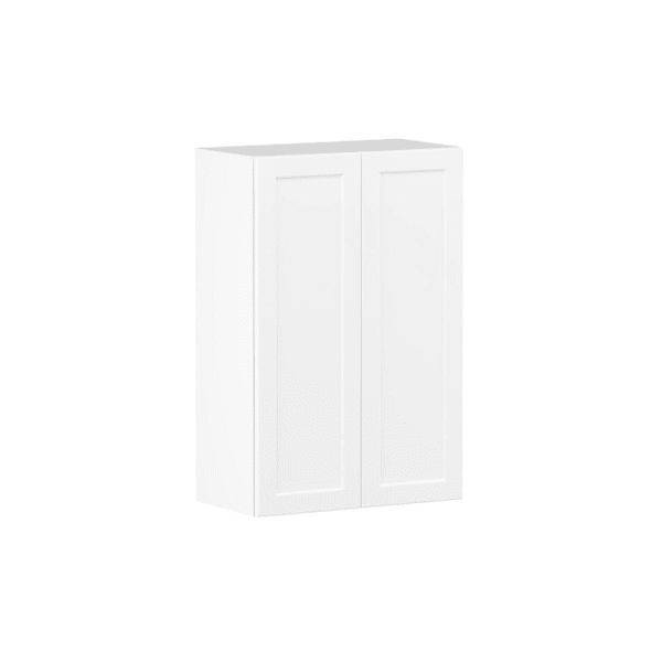 Hampton Bay Designer Series Melvern 24" W x 12" D x 36" H Assembled Shaker Wall Cabinet, White