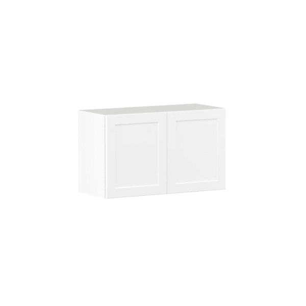 Hampton Bay Designer Series Melvern 30" W x 12" D x 18" H Assembled Shaker Wall Bridge Cabinet, White