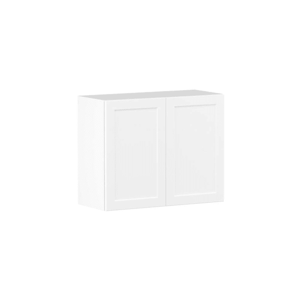 Hampton Bay Designer Series Melvern 30" W x 12" D x 24" H Assembled Shaker Wall Bridge Cabinet, White