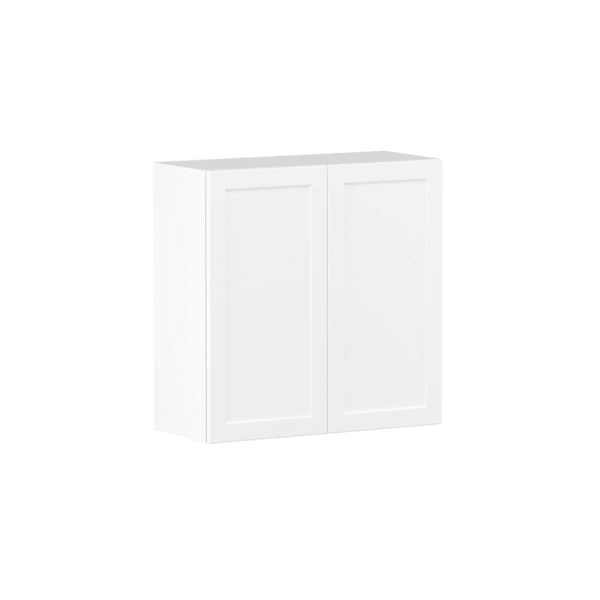 Hampton Bay Designer Series Melvern 30" W x 12" D x 30" H Assembled Shaker Wall Cabinet, White