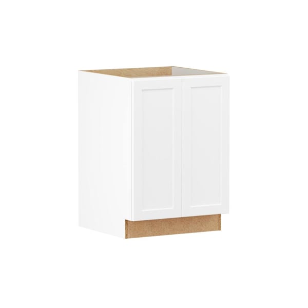Hampton Bay Designer Series Melvern 24" W x 24" D x 34.5" H Assembled Shaker Full Height Door Cabinet, White