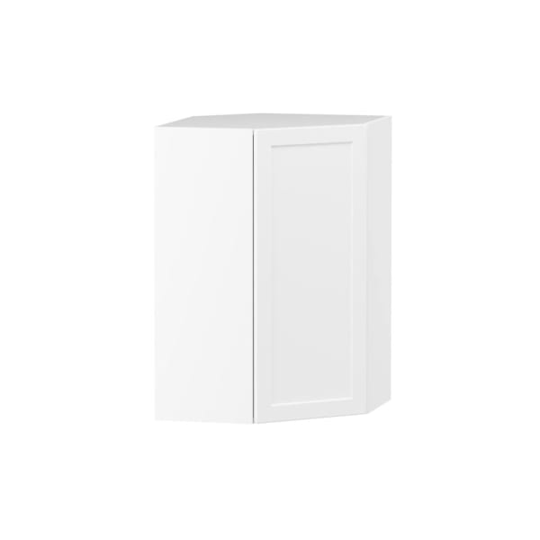 Hampton Bay Designer Series Melvern 30" W x 12" D x 30" H Assembled Shaker Glass Door Cabinet, White