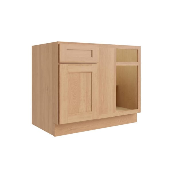 CNC Cabinetry Luxor Single Door Blind Base Cabinet, 5 Piece, 36"W, Harvest