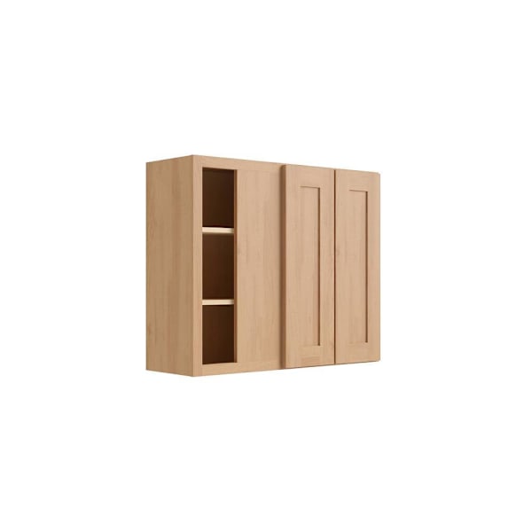 CNC Cabinetry Luxor Single Door Blind Wall Cabinet, 36"W x 30"H x 12"D, Harvest