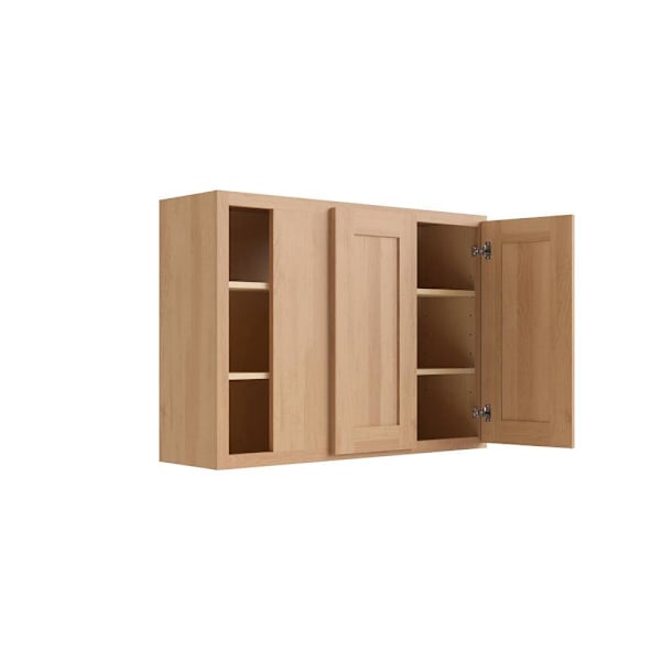 CNC Cabinetry Luxor Single Door Blind Wall Cabinet, 27"W x 30"H x 12"D Harvest