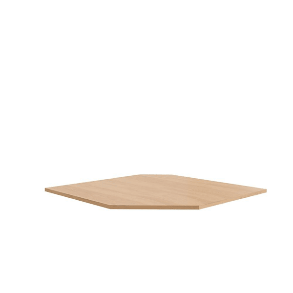 CNC Cabinetry Luxor 36" Corner Sink Base Floor, Harvest
