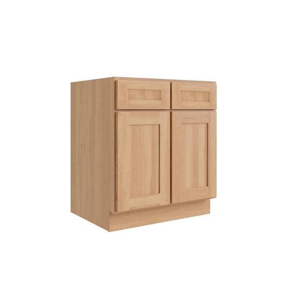 CNC Cabinetry Luxor Double Door Sink Base Cabinet, 5 Piece, 39"W, Harvest