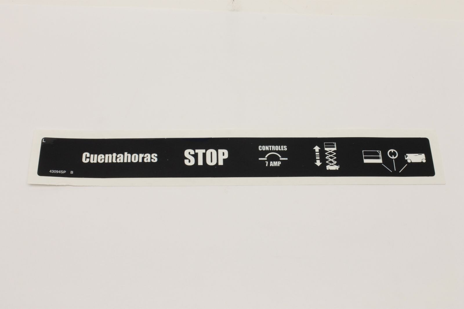 Genie Part # 43094SPGT – Decal, Ground Control Panel