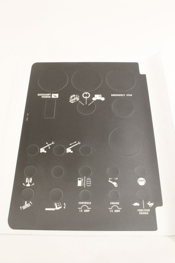 Genie Part # 43646GT – Decal, Ground Control Panel-S40