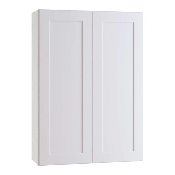Newport 36 In. W X 12 In. D X 42 In. H Assembled Plywood Wall Kitchen Cabinet In Pacific White With Soft Close