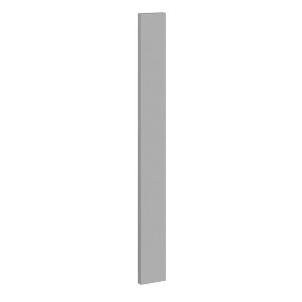 Newport 6 In. W X 0.75 In. D X 36 In. H Solid Wood Kitchen Cabinet Filler In Pearl Gray