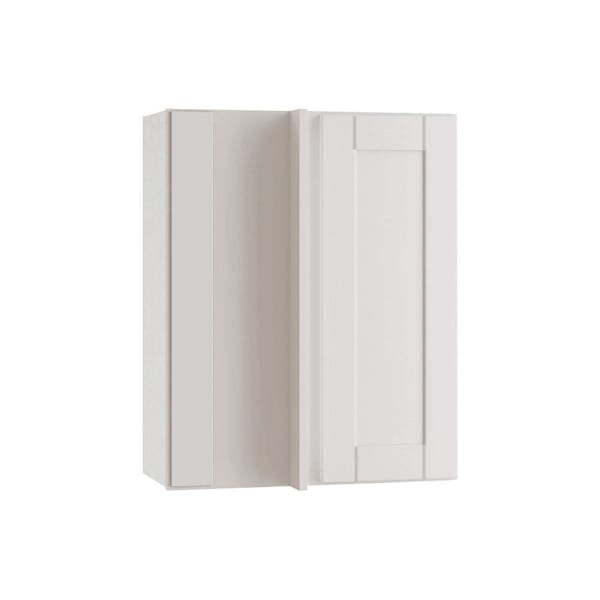 Newport 24 In. W X 12 In. D X 30 In. H Assembled Plywood Blind Wall Kitchen Cabinet In Pacific White With Soft Close LH