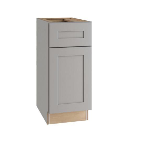 Newport 21 In. W X 24 In. D X 34.5 In. H Assembled Plywood Base Kitchen Cabinet In Pearl Gray With Soft Close LH