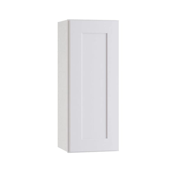 Newport 15 In. W X 12 In. D X 30 In. H Assembled Plywood Wall Kitchen Cabinet In Pacific White With Soft Close