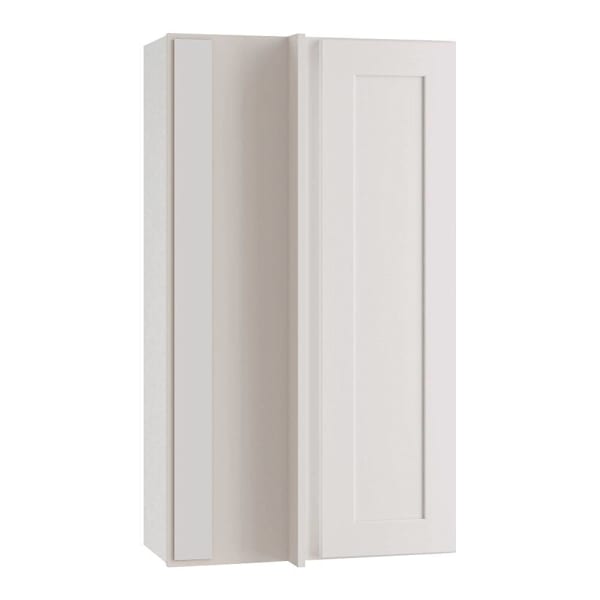 Newport 24 In. W X 12 In. D X 42 In. H Assembled Plywood Blind Wall Kitchen Cabinet In Pacific White With Soft Close LH