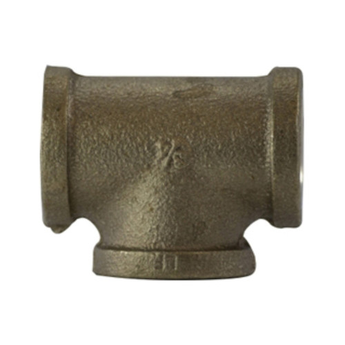 Midland Industries 44250LF Pipe Tee, Lead Free Bronze, 1/8 in. FPT x 1/8 in. FPT x 1/8 in. FPT